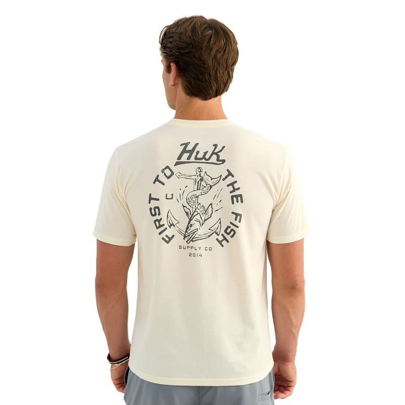 Huk First To The Fish Vintage Short-Sleeve T-Shirt