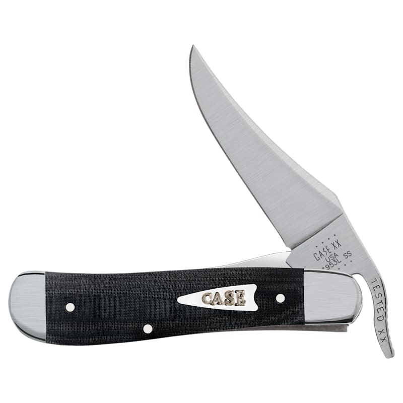 Case Black Micarta Russlock Pocket Knife