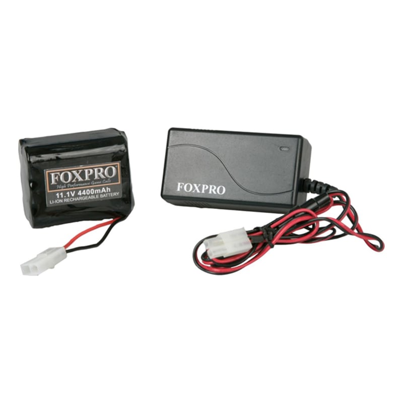 FOXPRO Fast Charge 10 Cell Lithium Battery Pack and Charger Kit