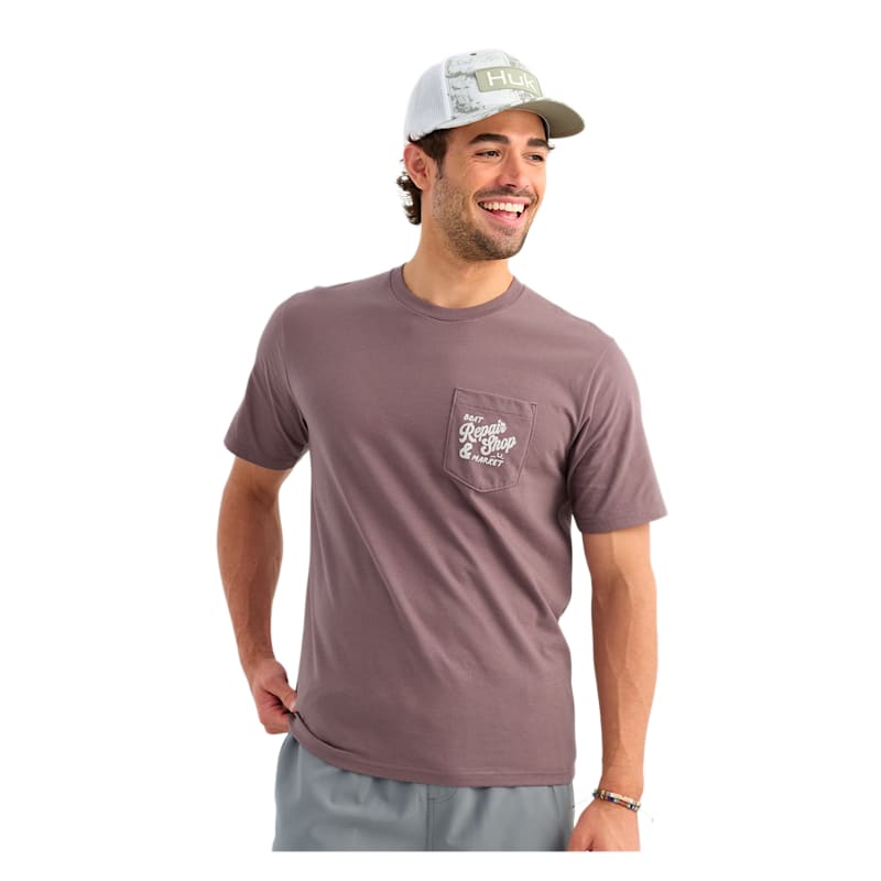 Huk Low Tide Short-Sleeve Pocket T-Shirt