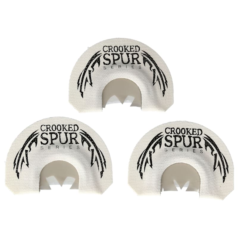 FOXPRO Crooked Spur Series Ghost Spur Diaphragm Turkey Calls 3-Pack