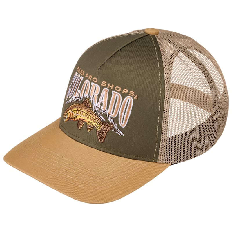 Bass Pro Shops Colorado Fish Mountain Mesh-Back Snapback Cap
