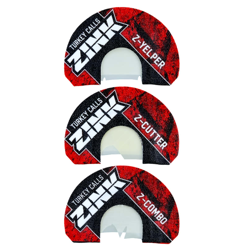 Zink Calls Z-Pak Diaphragm Turkey Call 3-Pack