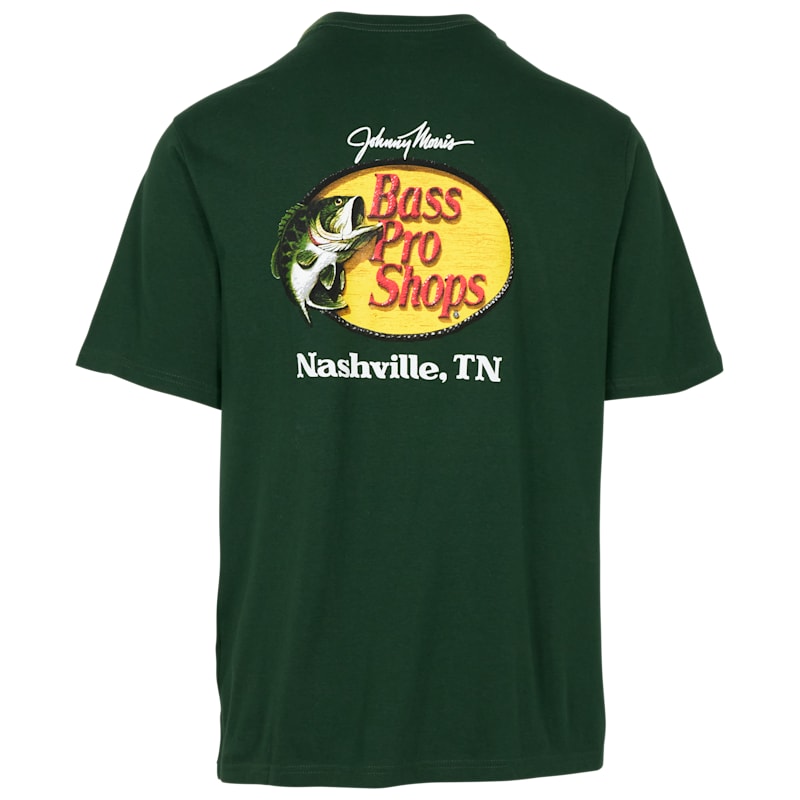 Bass Pro Shops Nashville Woodcut Logo Short-Sleeve T-Shirt for Men