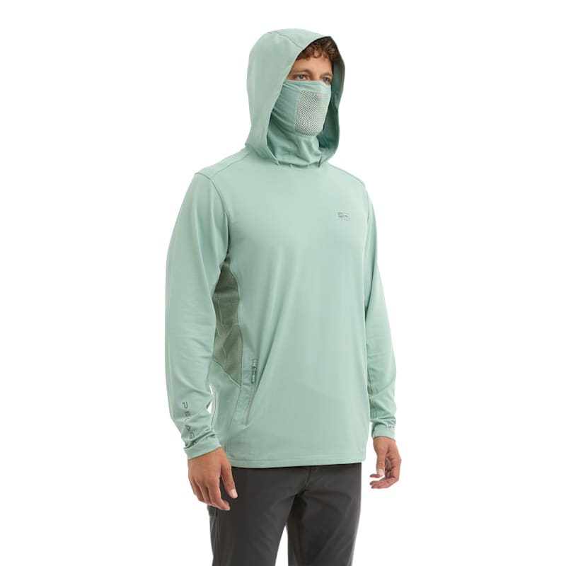 Pelagic Exo-Tech Solid Hooded Long-Sleeve Fishing Shirt