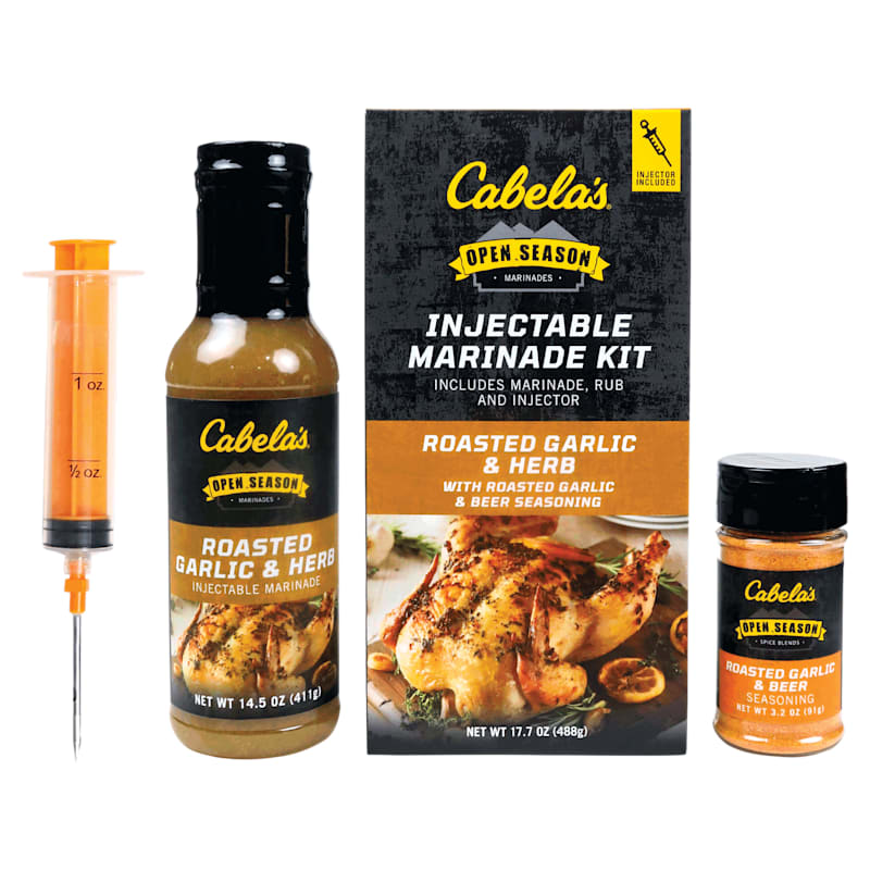 Cabela's Creole Roasted Garlic and Herb Injectable Marinade Kit