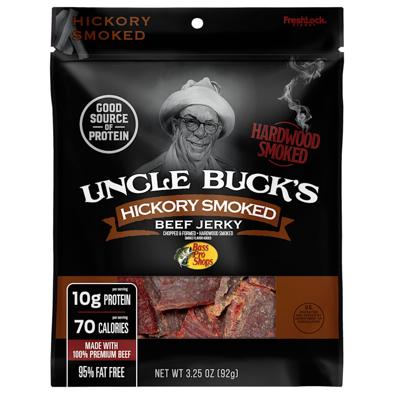 Bass Pro Shops Uncle Buck's Hickory-Smoked Beef Jerky