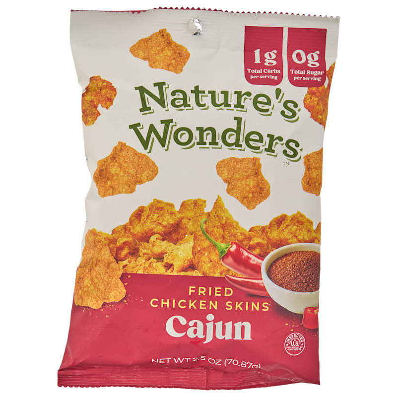 Nature's Wonders Cajun Fried Chicken Skins