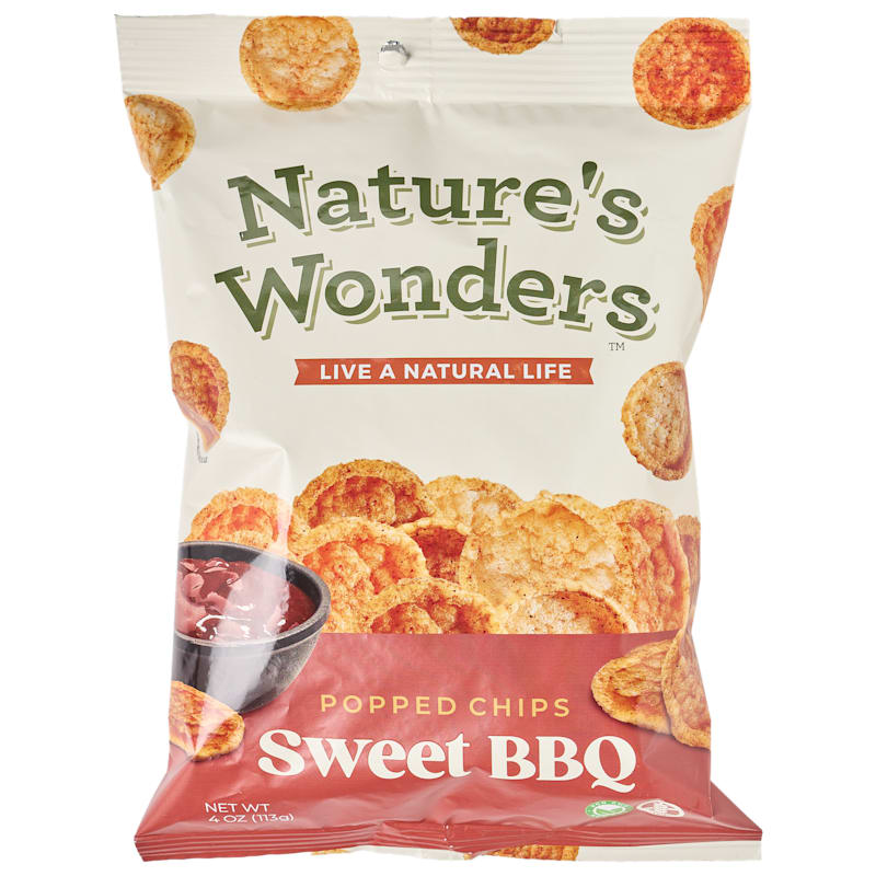 Nature's Wonders Sweet BBQ Popped Potato Chips