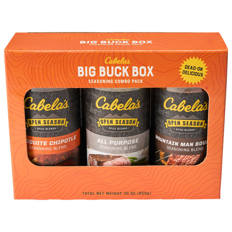 Cabela's Open Season Big Buck Box Seasoning Combo Pack