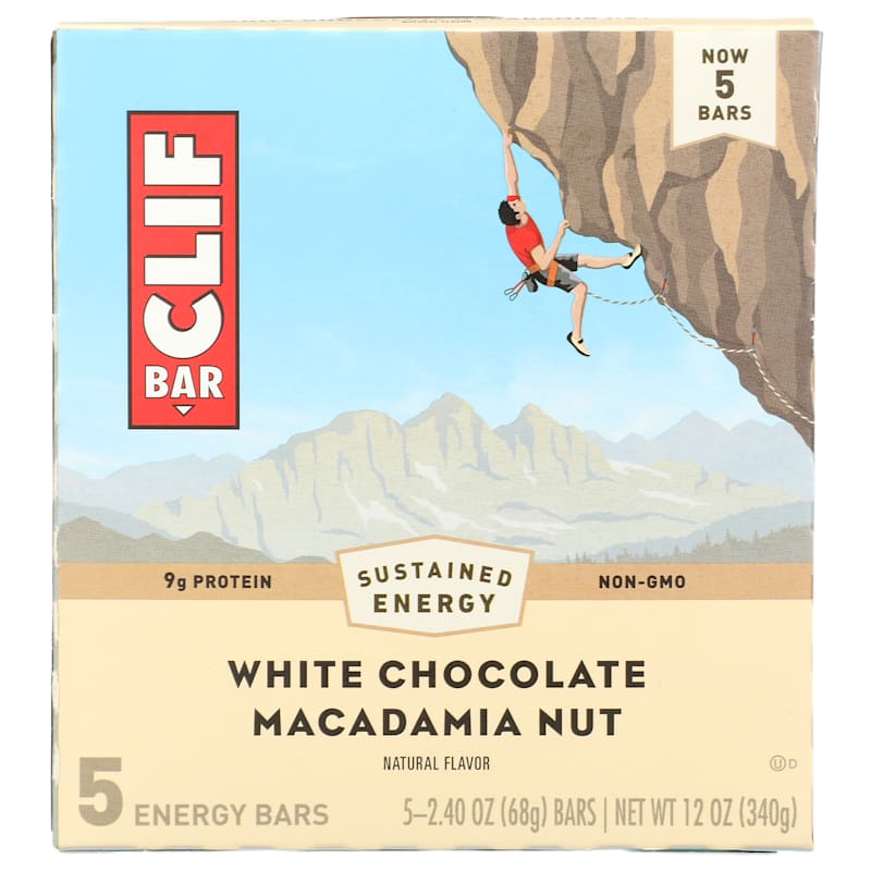 Clif White Chocolate Macadamia Nut Sustained Energy Protein Bar