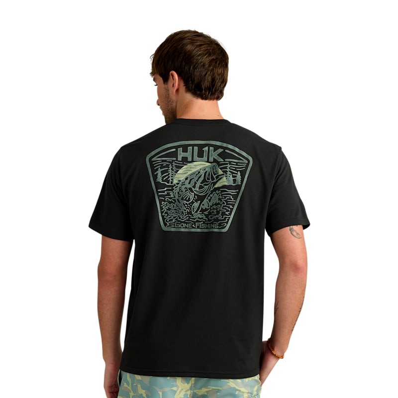 Huk Scenic Bass Short-Sleeve Pocket T-Shirt