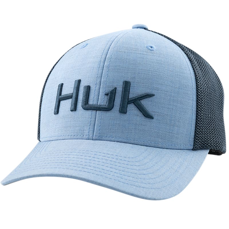 Huk Embroidered Heather 110 Trucker Cap