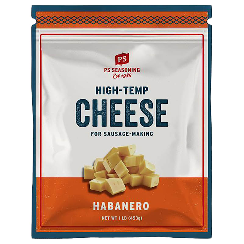 PS Seasoning High-Temp Habanero Cheese for Sausage Making