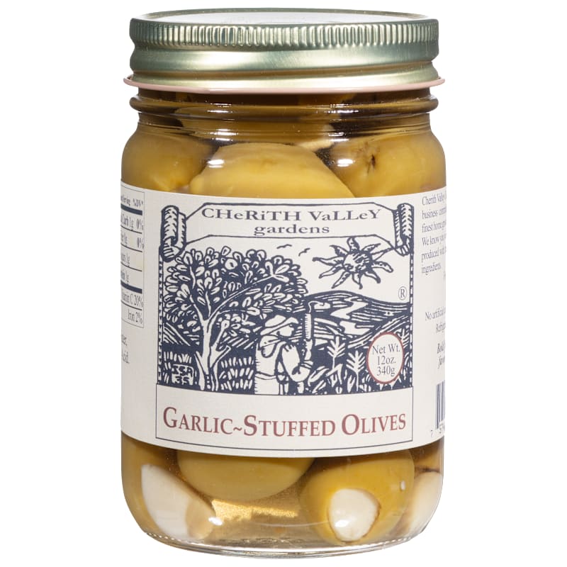 Cherith Valley Gardens Garlic Stuffed Queen Olives