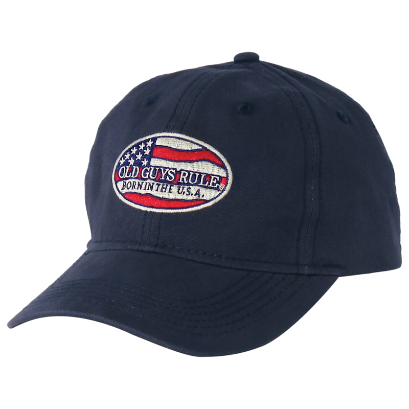 Old Guys Rule Born in the USA Cap