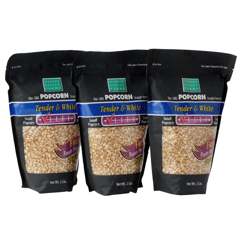 Wabash Valley Farms Tender and White Classic Gourmet Popcorn Trio