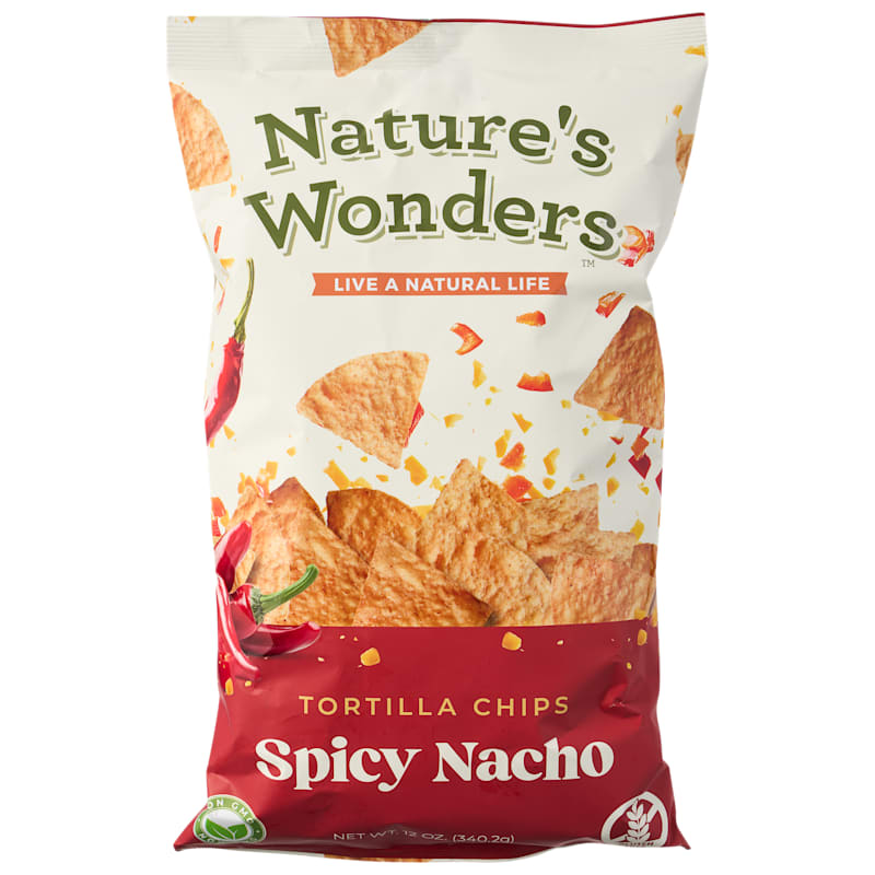 Nature's Wonders Spicy Nacho Tortilla Chips
