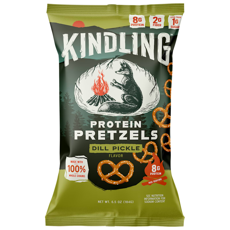 Kindling Dill Pickle Protein Pretzels