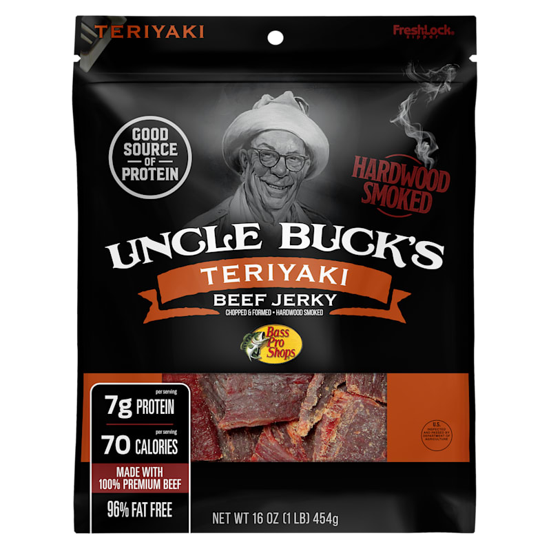 Bass Pro Shops Uncle Buck's Teriyaki Beef Jerky