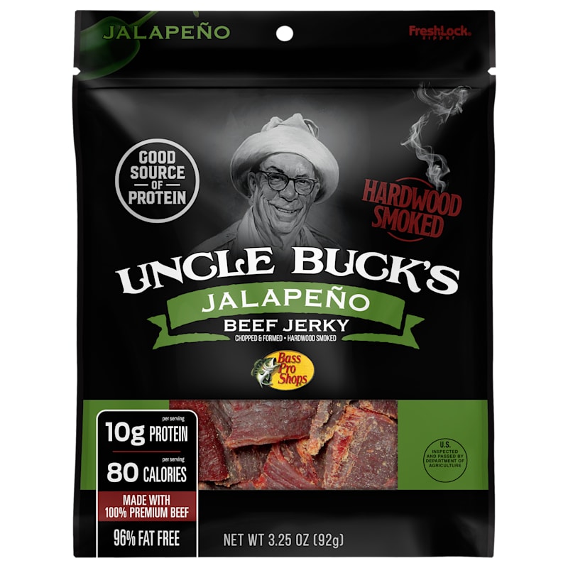 Bass Pro Shops Uncle Buck's Jalapeno Beef Jerky