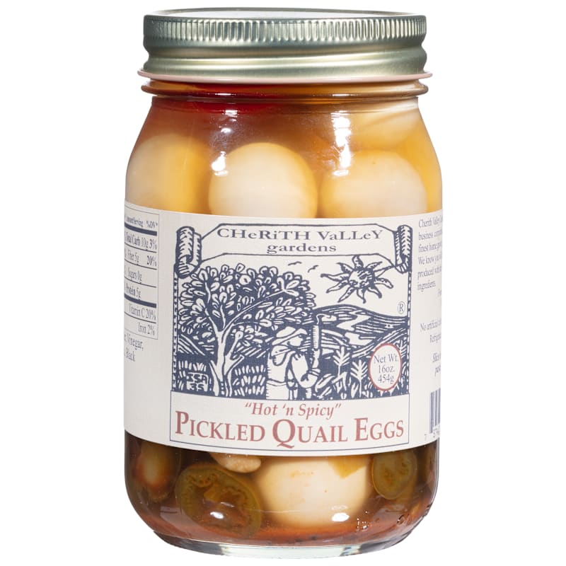 Cherith Valley Gardens Hot 'n Spicy Pickled Quail Eggs