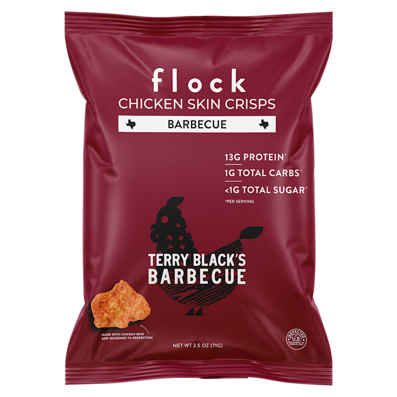 Flock Terry Black's Barbecue Chicken Skin Crisps