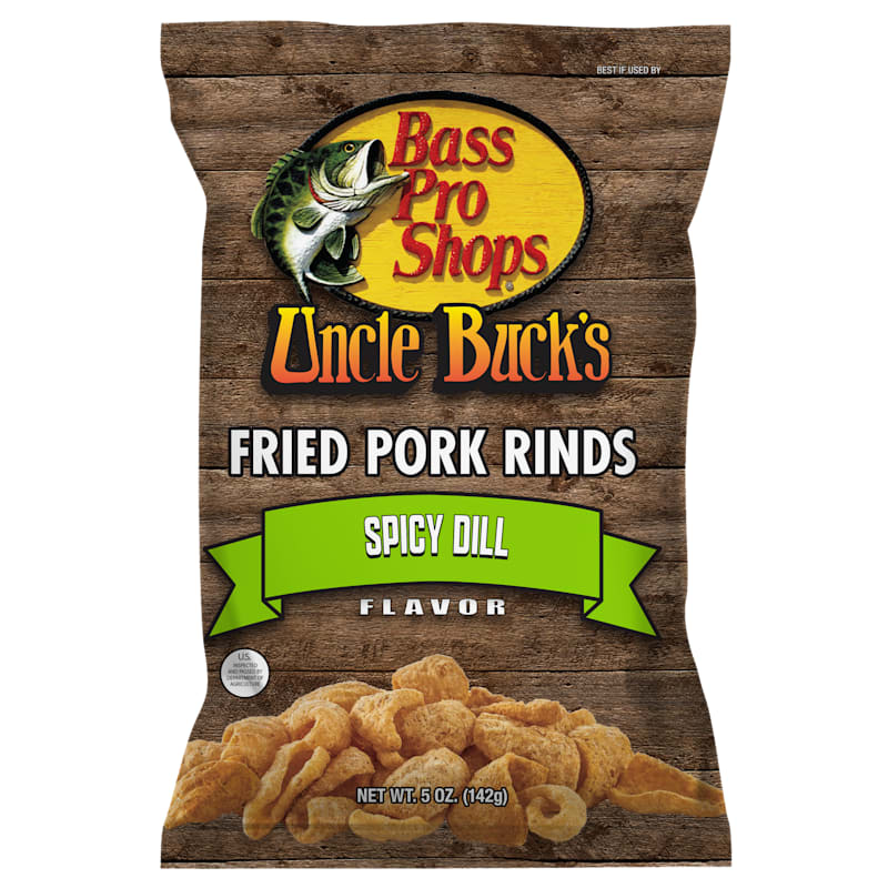 Bass Pro Shops Uncle Buck's Spicy Dill Fried Pork Rinds