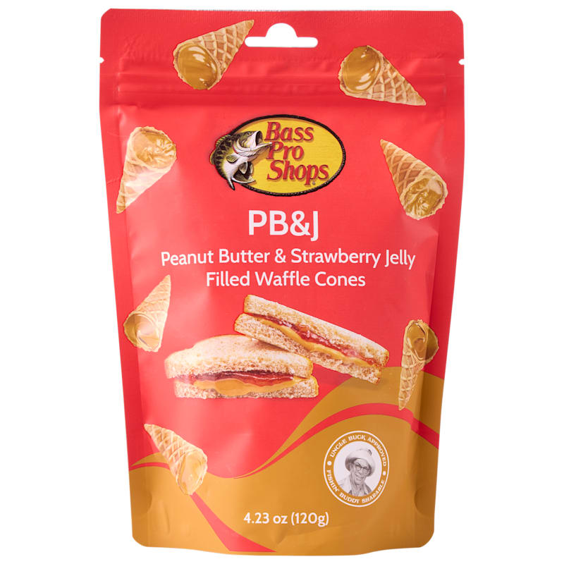 Bass Pro Shops PB&J Filled Waffle Cones