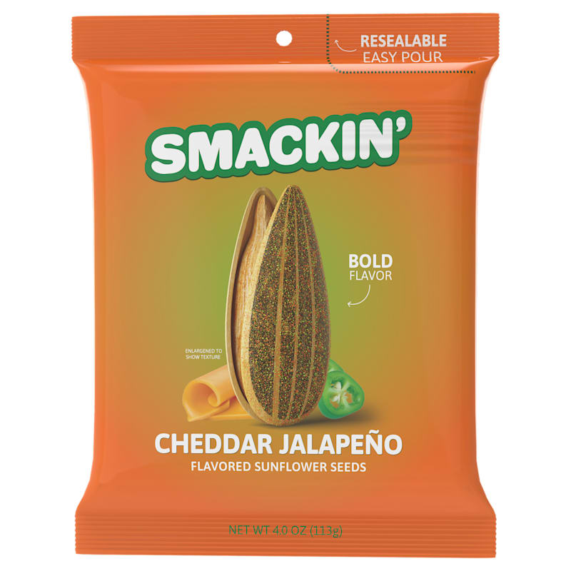 SMACKIN' Cheddar Jalapeno Sunflower Seeds