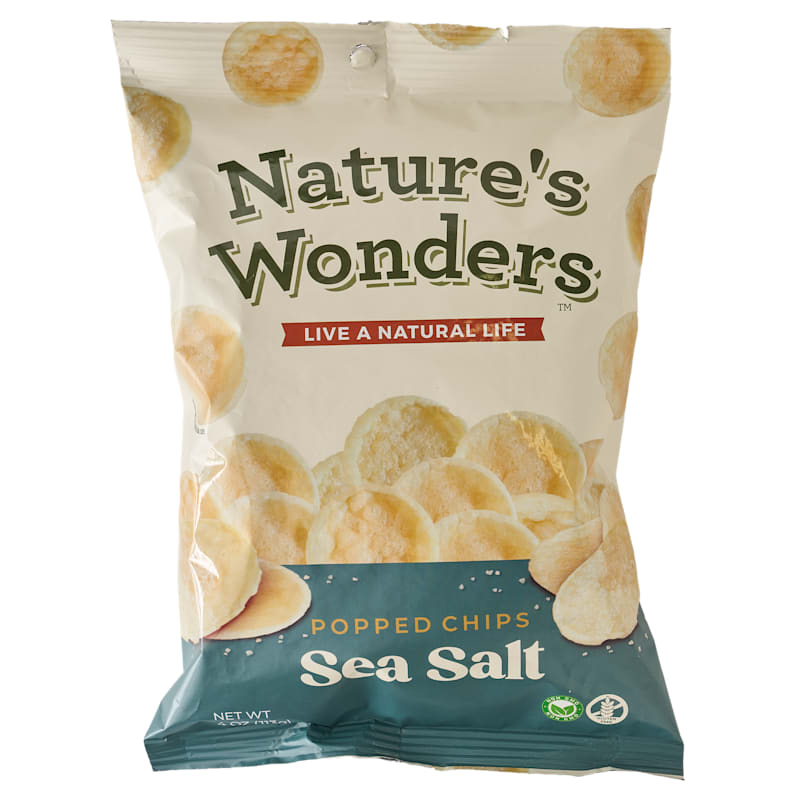 Nature's Wonders Sea Salt Popped Potato Chips