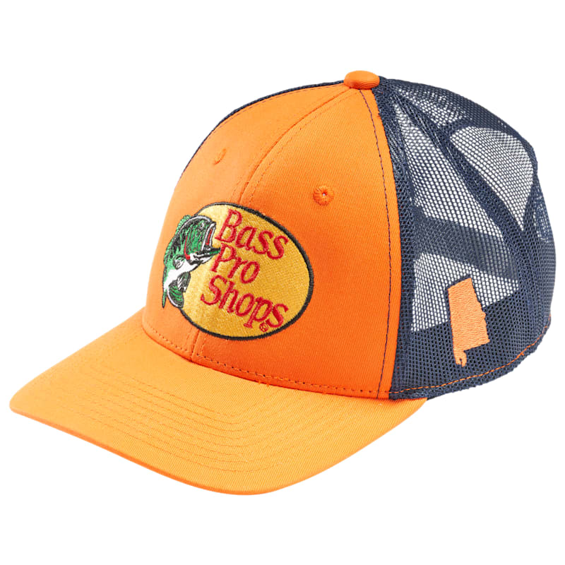 Bass Pro Shops Logo and Alabama Patch Snapback Cap
