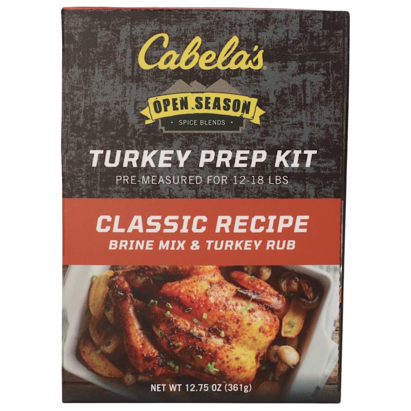 Cabela's Open Season Turkey Brine Mix and Rub Prep Kit