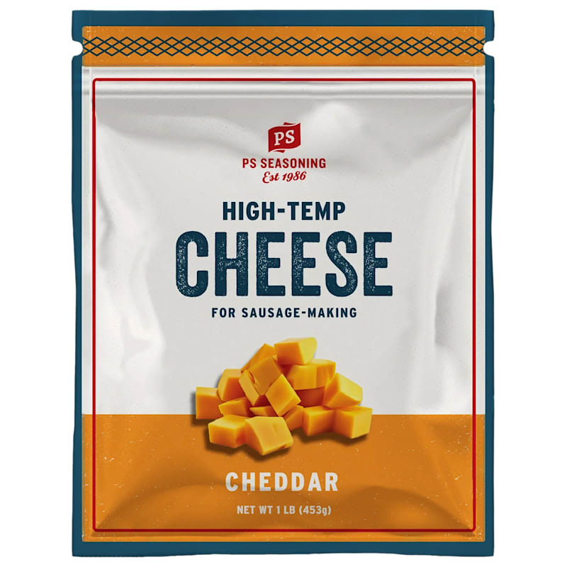 PS Seasoning High-Temp Cheddar Cheese for Sausage Making