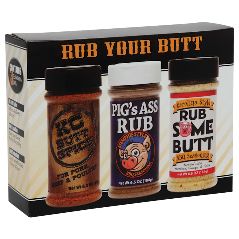 Rub Your Butt BBQ Seasoning 3-Pack