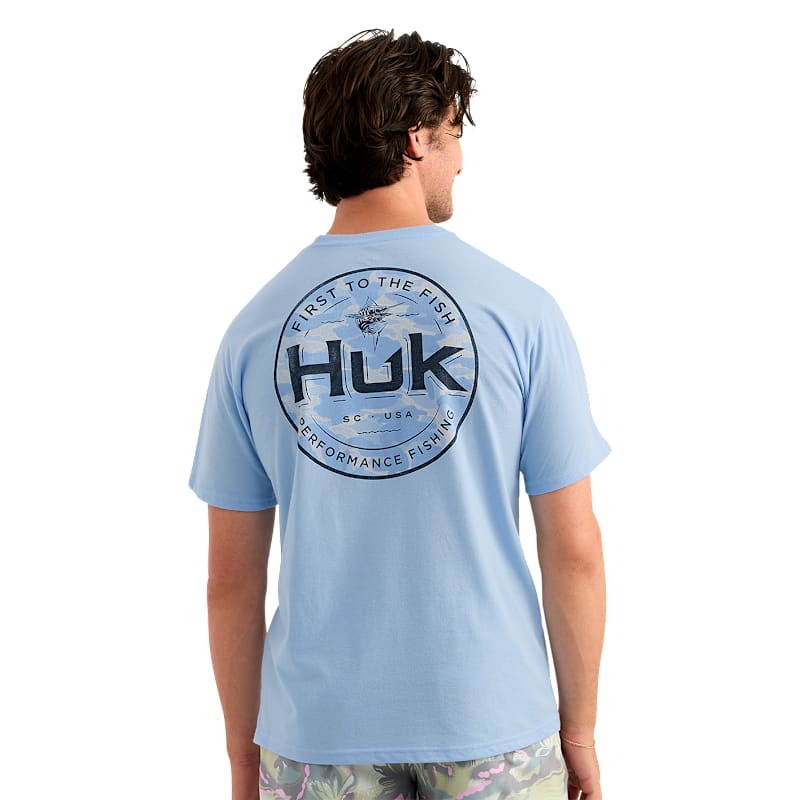 Huk Marlin Circle Short-Sleeve Pocket T-Shirt