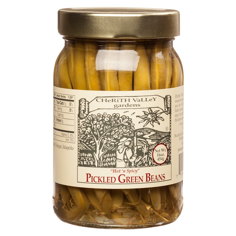 Cherith Valley Gardens Hot 'n Spicy Pickled Green Beans