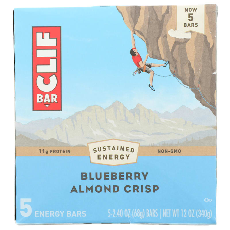 Clif Blueberry Almond Crisp Sustained Energy Protein Bar