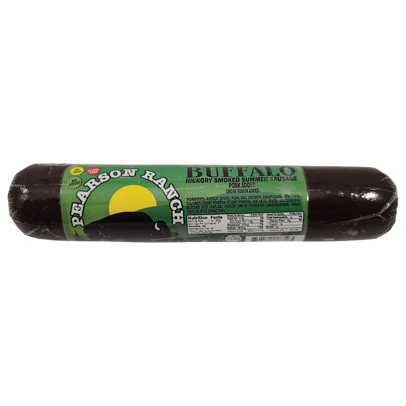 Pearson Ranch Hickory Smoked Buffalo Summer Sausage