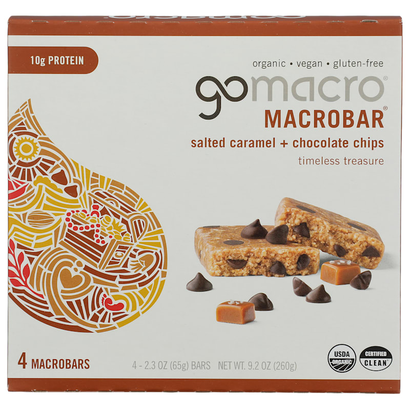 GoMacro Salted Caramel Chocolate Chip Macrobar