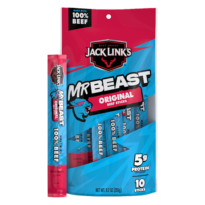 Jack Link's MrBeast Original Beef Sticks 10-Pack