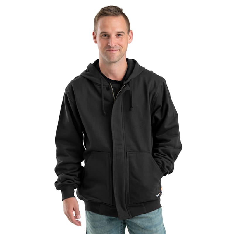 Berne Flame-Resistant Full-Zip NFPA 2112 Long-Sleeve Hoodie for Men