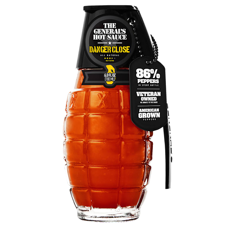 The General's Hot Sauce Danger Close Hot Sauce