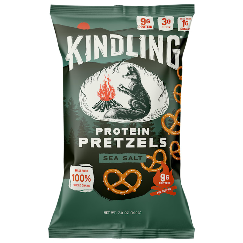 Kindling Sea Salt Protein Pretzels