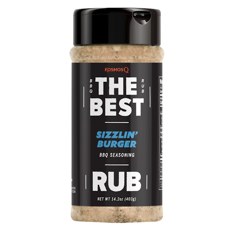 Kosmos Q The Best Sizzlin' Burger Rub