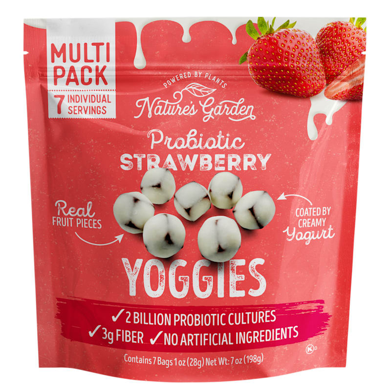 Nature's Garden Strawberry Probiotic Yoggies Fruit Snacks