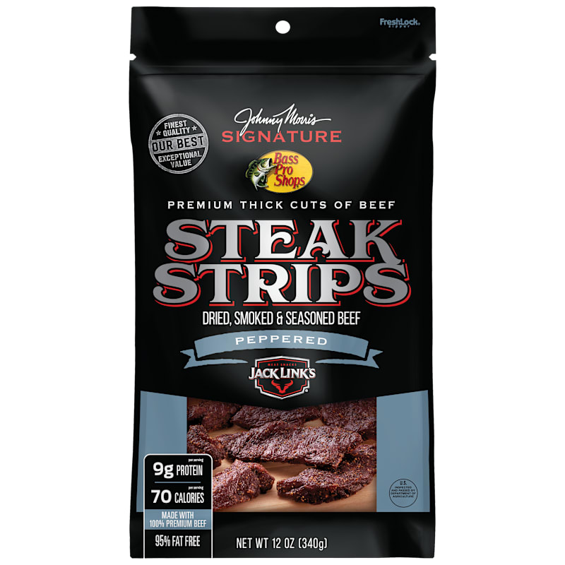Bass Pro Shops Johnny Morris Signature Peppered Steak Strips
