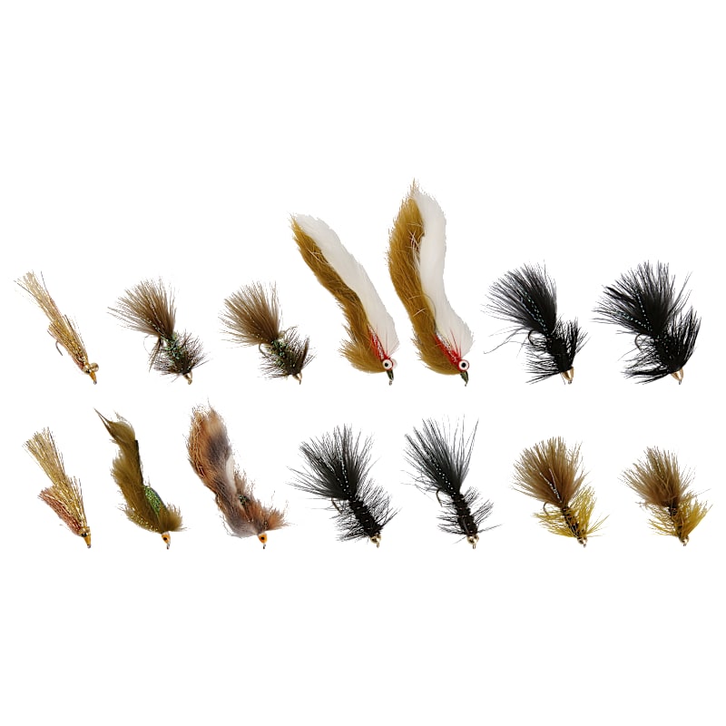 White River Fly Shop Streamer 14-Pack Fly Assortment