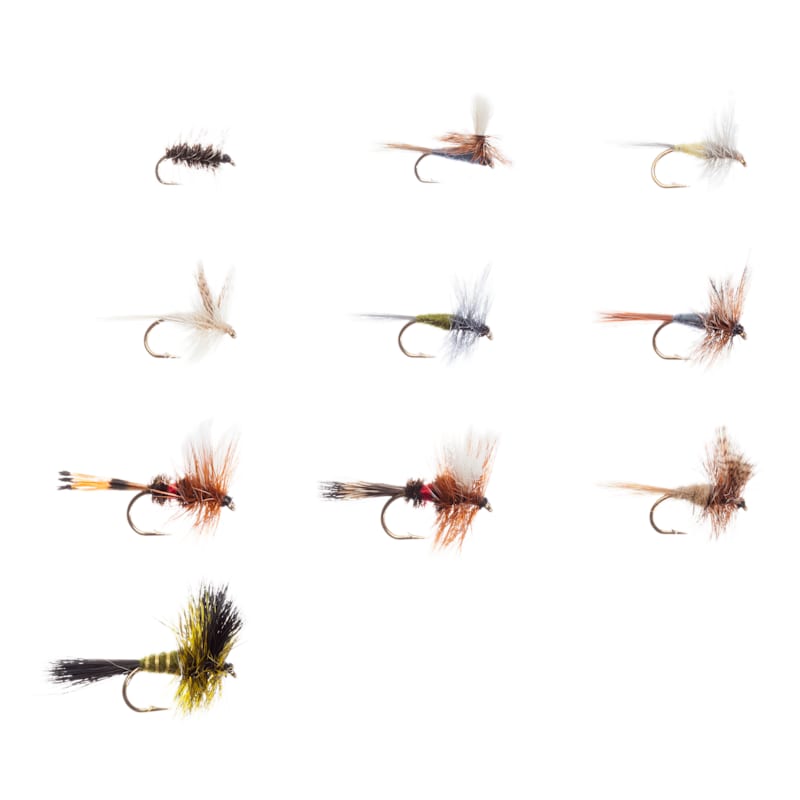 White River Fly Shop 10-Piece Classic Dry-Fly Assortment