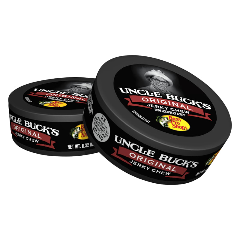 Uncle Buck's Original Flavor Shredded Beef Jerky Chew 36-Pack